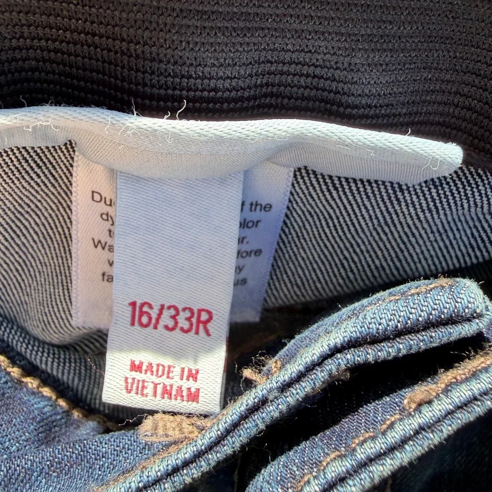 Isabel Maternity by Ingrid & Isabel Skinny Jeans Dark Wash Side Panel 16/33R 29